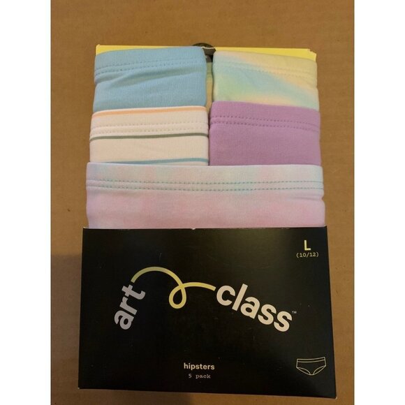 Art Class Girls 5 Pack Hipster & 5 Pack Girl Shorts Underwear Bundle-Large - Picture 6 of 10